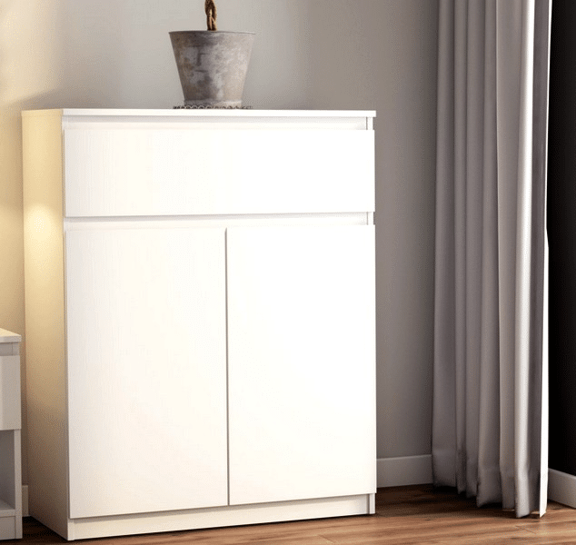 Asko Skříňka se šuplíkem Carlos, bílá, 80 cm
