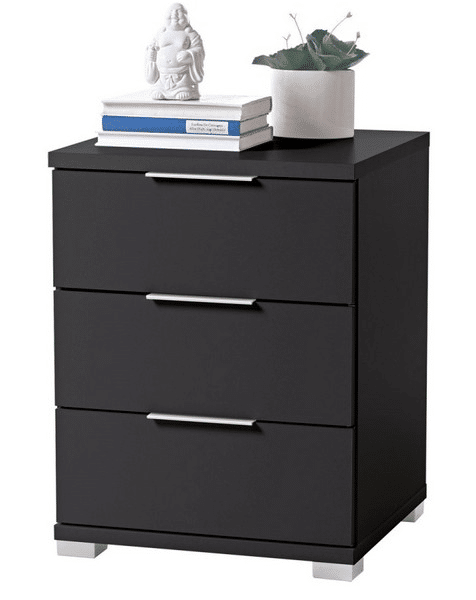 Asko Vyšší noční stolek Anton, černý