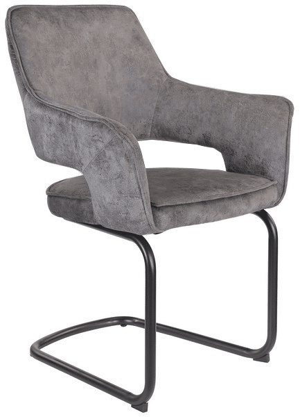 Asko Jídelní židle Hudson, šedá látka