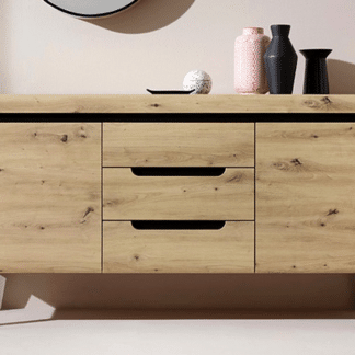 Asko Široká komoda Nordi, dub artisan