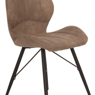 Asko Jídelní židle Kate, hnědá vintage látka