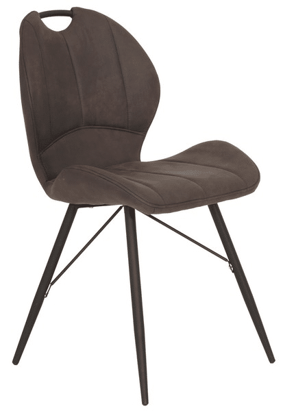 Asko Jídelní židle Kate, antracitová vintage látka