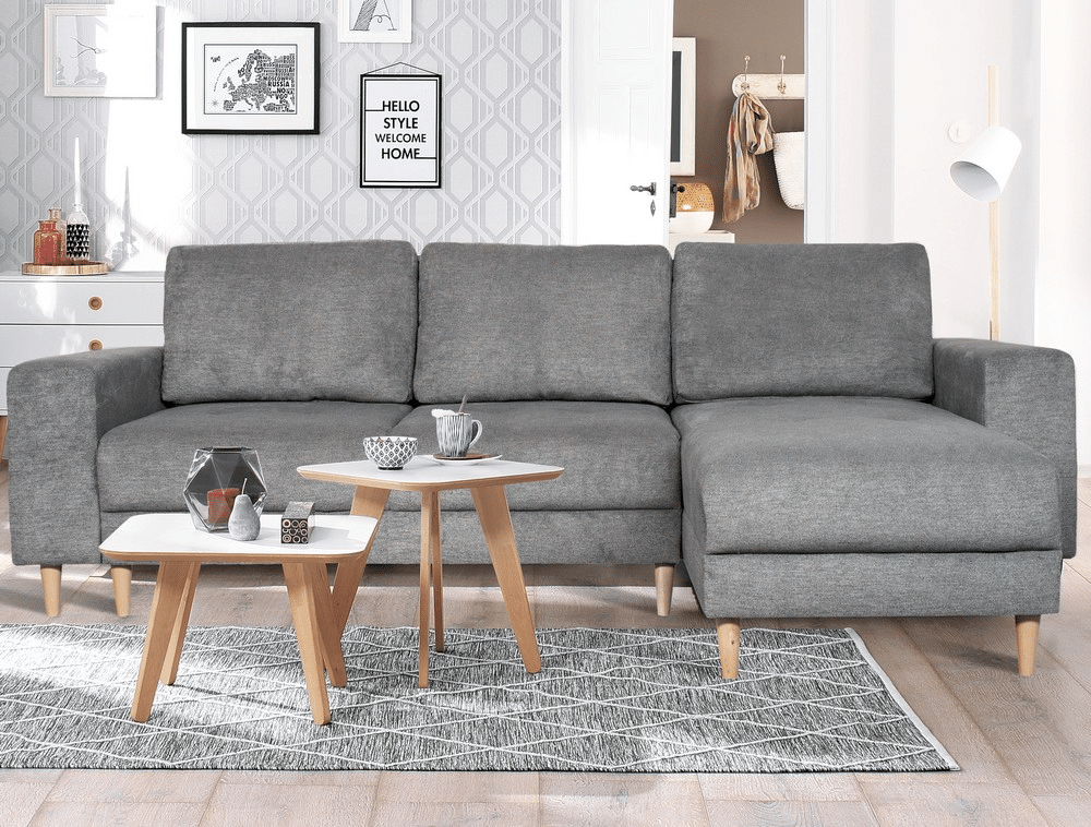 Asko Rohová sedací souprava Noa, šedá látka