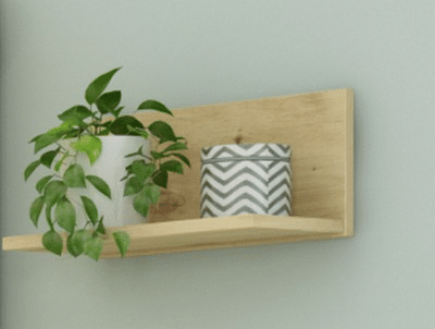 Asko Nástěnná police Carlos, dub artisan, 40 cm