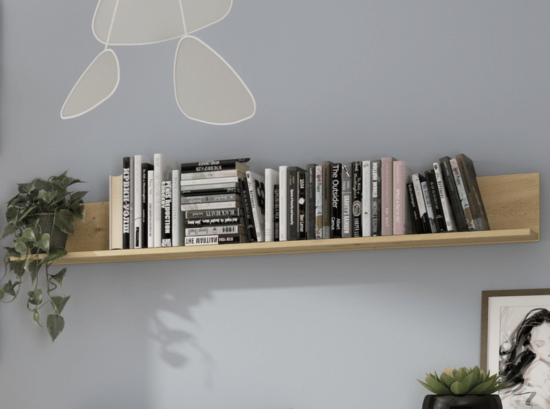 Asko Nástěnná police Carlos, dub artisan, 150 cm