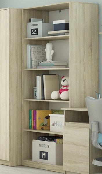 Asko Regál Carlos, dub sonoma, 75 cm