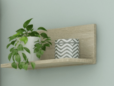 Asko Nástěnná police Carlos, dub sonoma, 40 cm