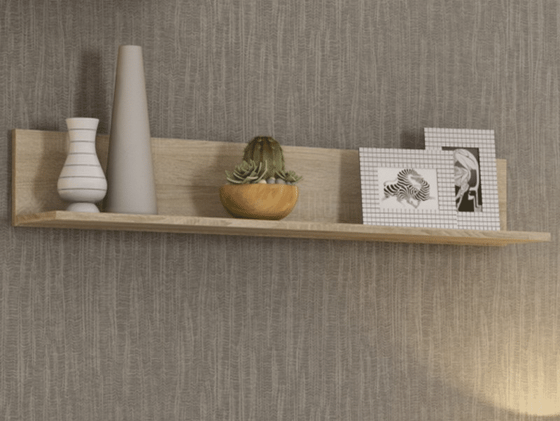 Asko Nástěnná police Carlos, dub sonoma, 120 cm