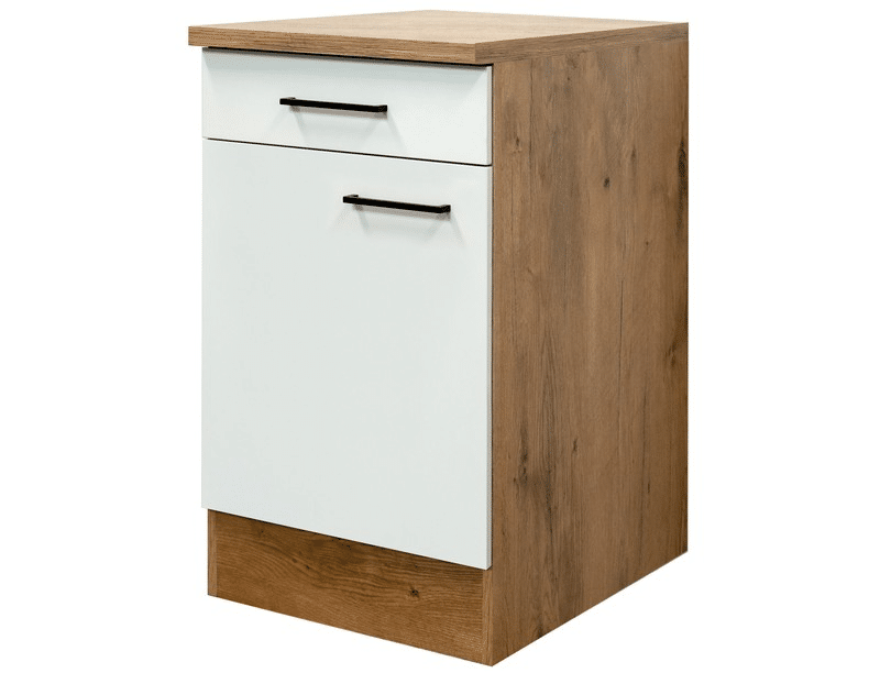 Asko Dolní kuchyňská skříňka Avila US50, dub lancelot/krémová, šířka 50 cm