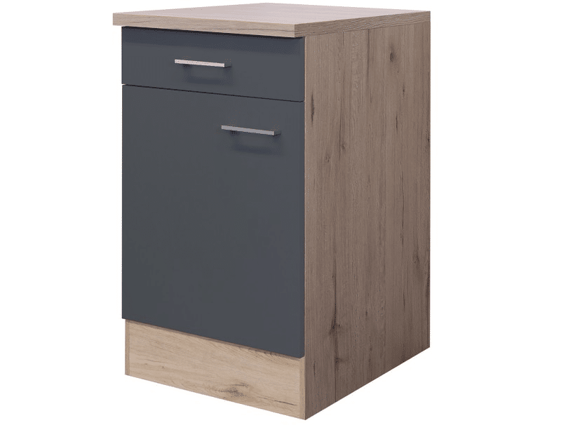 Asko Dolní kuchyňská skříňka Tiago US50, dub sonoma/šedá, šířka 50 cm
