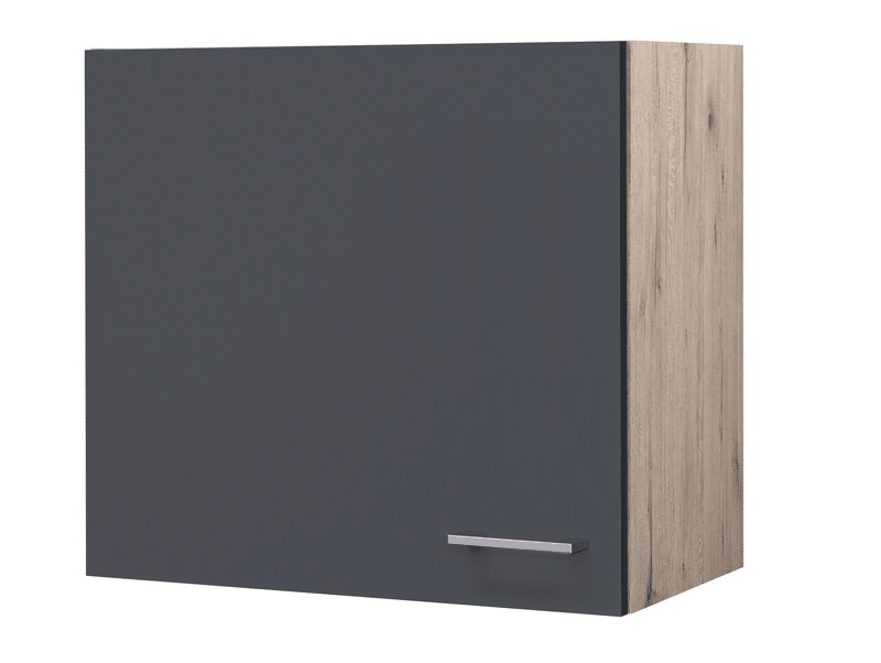 Asko Horní kuchyňská skříňka Tiago H60, dub sonoma/šedá, šířka 60 cm