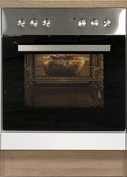 Asko Kuchyňská skříňka pro vestavnou troubu Valero HU60, dub sonoma/bílý lesk, šířka 60 cm