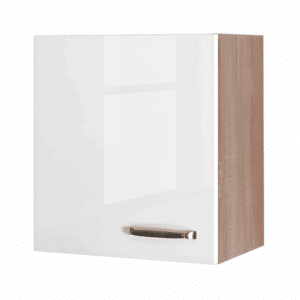 Asko Horní kuchyňská skříňka Valero H50, dub sonoma/bílý lesk, šířka 50 cm