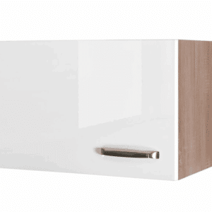Asko Horní kuchyňská skříňka Valero KH60, dub sonoma/bílý lesk, šířka 60 cm