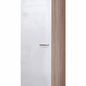 Asko Vysoká kuchyňská skříň Valero GE50, dub sonoma/bílý lesk, šířka 50 cm